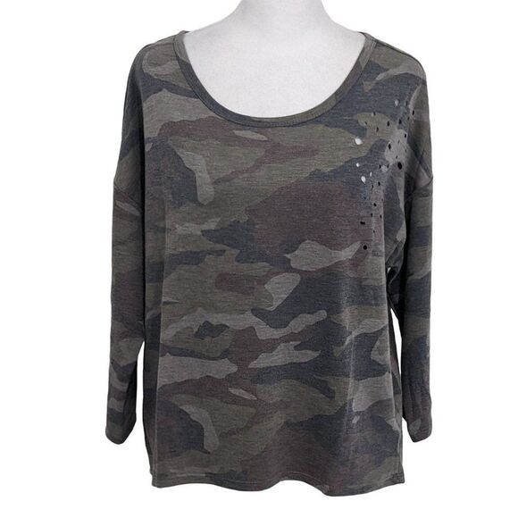 Harmony Balance Camo T-Shirt NWT Size Small Yoga Camo Top - Picture 1 of 7